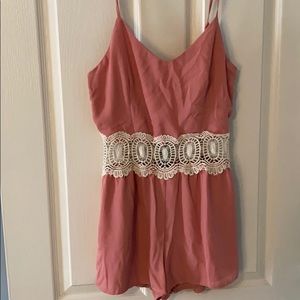 Light Pink/Salmon Romper